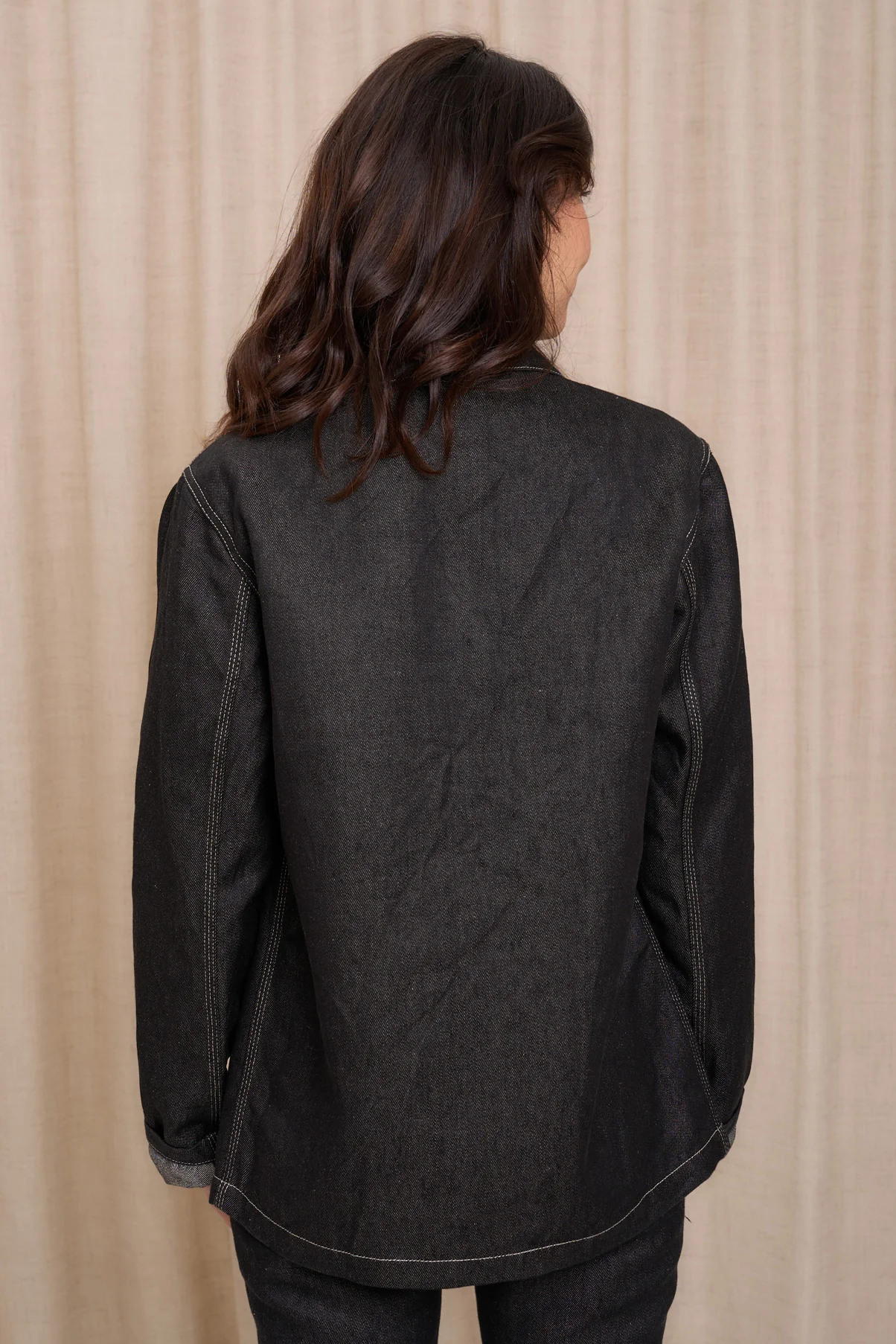 Corensi noire 100% Lin pour femme - Image 4