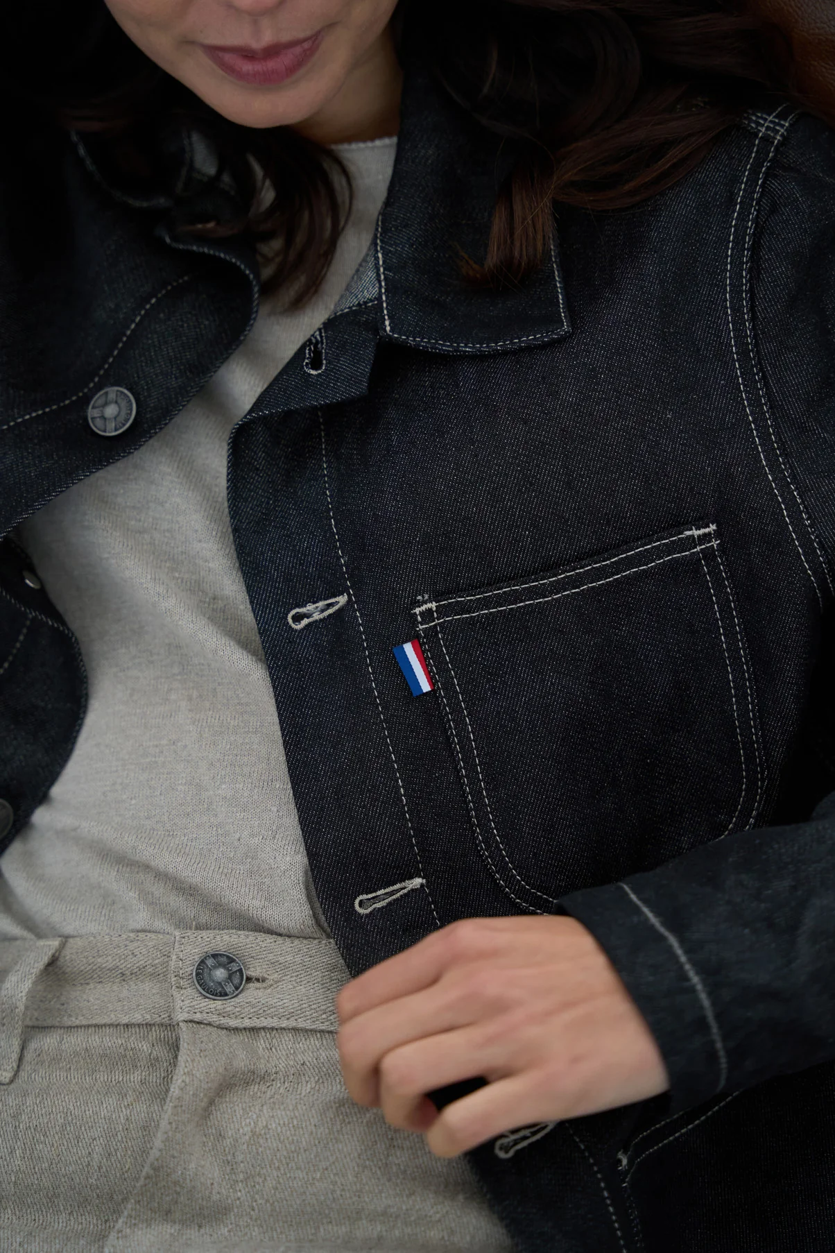 Corensi noire 100% Lin pour femme - Image 8