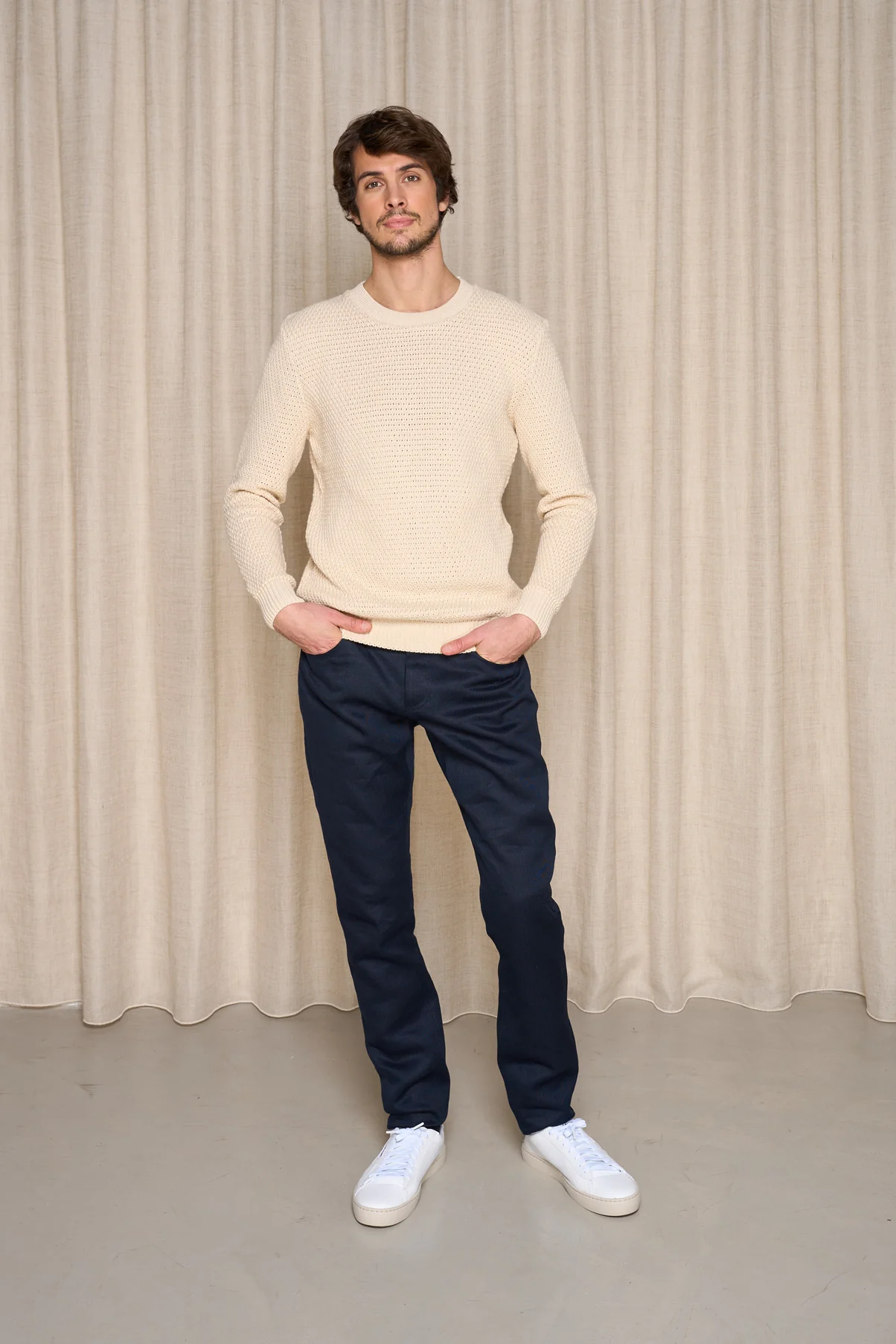 Massalia Bleu 100% Lin - Image 4