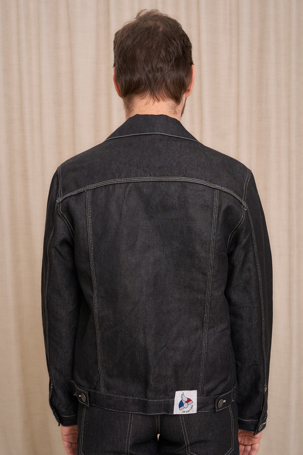 Tolosa noire 100% Lin pour homme - Image 3